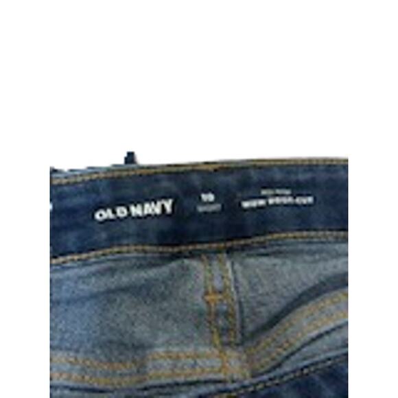 Old Navy Jeans Women 10 Short Blue Wow Boot Cut Mid Rise Western Festival Denim - Picture 3 of 5